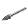 Arc Pointed Nose Tungsten Carbide Rotary Burr 10mm