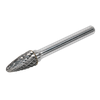 Arc Round Nose Tungsten Carbide Rotary Burr 10mm