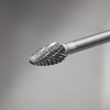 Tungsten Carbide Rotary Burr Extra-Long Arc Round Nose 10mm