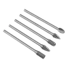 Tungsten Carbide Rotary Burr Set Extra-Long 5pc