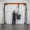 Portable Adjustable Gantry Frame with Geared Trolley Combo 1 Tonne