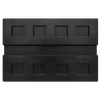 Slotted Rubber Support Block for Viking Jacking Beams 80mm