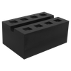 Slotted Rubber Support Block for Viking Jacking Beams 80mm