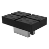 Cross Slotted Rubber Support for Viking Jacking Beams 82mm