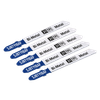 Jigsaw Blade for Metal 75mm 21tpi - Pack of 5