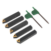 Indexable Lathe Turning Tool Set 10mm 5pc