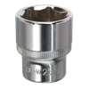 Premier Fully Polished Socket 1/2"Sq Drive 25mm