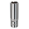 Premier Fully Polished Deep Socket 3/8"Sq Drive 14mm