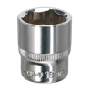 Premier Fully Polished Socket 3/8"Sq Drive 19mm