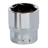 Premier Fully Polished Socket 3/8"Sq Drive 21mm