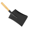 Coal shovel 8" with 228mm Wooden Handle