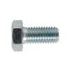 8.8 Zinc Plated HT Setscrew M12 x 25mm, DIN 933 - Pack of 25