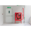 Worksafe® Fire Exit (Down) Safety Sign - Self-Adhesive Vinyl