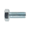 8.8 Zinc Plated HT Setscrew M5 x 12mm, DIN 933 - Pack of 50