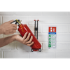 Worksafe® Powder Fire Extinguisher Safety Sign - Self-Adhesive Vinyl