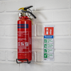 Worksafe® Powder Fire Extinguisher Safety Sign, Self-Adhesive Vinyl - Pack of 10