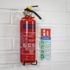 Worksafe® Powder Fire Extinguisher Safety Sign, Self-Adhesive Vinyl - Pack of 10