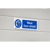 Worksafe® Wear Face Shield Safety Sign, Rigid Plastic - Pack of 10