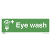 Worksafe® Eye Wash Safety Sign - Rigid Plastic
