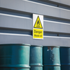 Worksafe® Danger Waste Oil Safety Sign, Rigid Plastic - Pack of 10