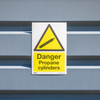 Worksafe® Danger Propane Cylinders Safety Sign - Self-Adhesive Vinyl