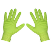 Diamond Grip Extra-Thick Nitrile Powder-Free Gloves, Hi-Vis Green, X-Large - Pack of 50