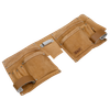 Double Pouch Leather Tool Belt