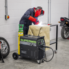 Professional Gas/Gasless MIG Welder with Binzel® Euro Torch 270A 230V
