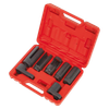 Oxygen Sensor Socket Set 3/8" & 1/2"Sq Drive 7pc