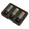 Premier Alloy Wheel Ultra-Power Impact Socket Set 1/2"Sq Drive 3pc