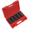 Impact Hub Nut Socket Set 1/2"Sq Drive 5pc