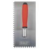 Stainless Steel 6mm Notched Trowel with Rubber Handle 270mm