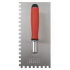 Stainless Steel 8mm Notched Trowel with Rubber Handle 270mm