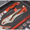 Premier Locking Pliers & Adjustable Wrench Set with Tool Tray 4pc