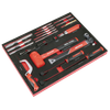 Premier Striking, Pry Bar, Hacksaw & Impact Screwdriver Set with Tool Tray 39pc
