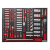 Premier Platinum Socket Set with Tool Tray 1/4", 3/8" & 1/2"Sq Drive 91pc
