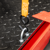 Ratchet Straps Polyester Webbing with S-Hooks 25mm x 4m 500kg Breaking Strength - 2 Pairs