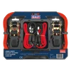 Ratchet Strap & Bungee Cord Set 6pc
