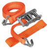 Alloy Wheel Car Transporter Ratchet Strap 50mm x 3m 5000kg Breaking Strength