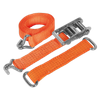 Steel Wheel Car Transporter Ratchet Strap 50mm x 3m 4500kg Breaking Strength