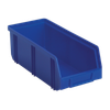 Deep Plastic Storage Bin 105 x 240 x 85mm, Blue - Pack of 28