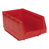 Plastic Storage Bin 210 x 355 x 165mm, Red - Pack of 12