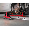 Adjustable 2-Post Vehicle Moving Dolly 900kg Capacity