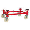 Adjustable 4-Post Vehicle Moving Dolly 900kg Capacity