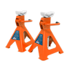Ratchet Type Axle Stands (Pair) 2 Tonne Capacity per Stand - Orange