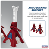 Ratchet Type Axle Stands (Pair) 3 Tonne Capacity per Stand