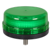 SMD LED Rotating Flashing Warning Beacon with 12mm Bolt Fixing - Green 12/24V