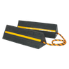 Heavy-Duty Rubber Wheel Chocks - Pair