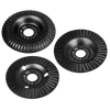 115mm Wood Carving Disc 22mm Bore - Pack of 3