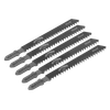 Jigsaw Blade for Soft Wood & Plastics 75mm 8tpi - Pack of 5